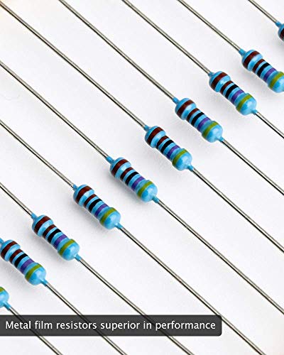 ELEGOO 17 Valores 1  Conjunto de Resistores  0 Ohm-1M Ohm  Paquete de 525 