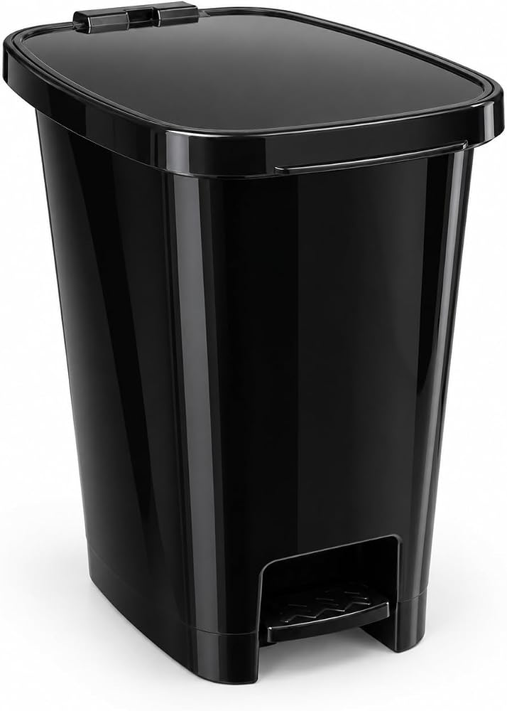 Miss Collection Lüx Serisi Pedallı 25 Litre Çöp Kovası Siyah