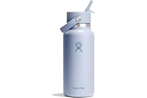 Hydro Flask Izolowana próżniowo butelka na wodę ze stali nierdzewnej ze szczelną zakrętką Flex oraz proszkową powłoką, Surf, 946ml (32oz)