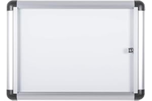 Bi-Office Vitrine d'Affichage Interieur Enclore Extra, Tableau Blanc Magnétique Verrouillable, Taille: 513 x 371 mm - 2xA4
