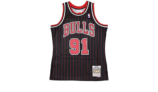 NBA CANOTTA SWINGMAN JERSEY CHICAGO BULLS DENNIS RODMAN MITCHELL \u0026 