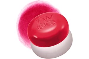 fwee Blurry Pudding Pot | Airbrushed Blush & Lip, Buildable Pigment, Long-lasting, Lightweight, Easy to Blend, Natural Soft Matte Finish - Mule (Pink Red) | 0.17 oz
