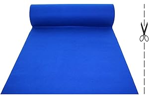 OLIVO TAPPETI OLIVO.shop | Rotolo Passatoia per Eventi, Lungo e Stretto Tappeto per Feste e Allestimenti, Matrimonio, al Metro, Vari Colori e Misure ROPAS (1x20 mt, Blu)