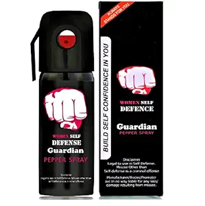 Guardian MAX Strong Womens Self Defense Pepper Spray for Safety, 45 Shots, 55 ml