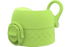 ION8 Zapasowa Pokrywka Butelki na Wodę OneTouch 2.0, Szybkie Otwieranie Jednym Dotknięciem, Uniwersalna Pasuje do 350ml/500ml/600ml, Zielony, Mały, Tworzywo Sztuczne