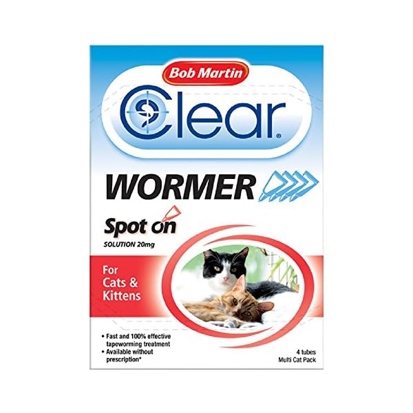 Bob Martin Spot on Cat & Kitten Dewormer 4 Tube Multi Pack De Wormer