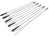 10x XXL Grillspieß Lagerfeuer Feuer Stahl Spieß...