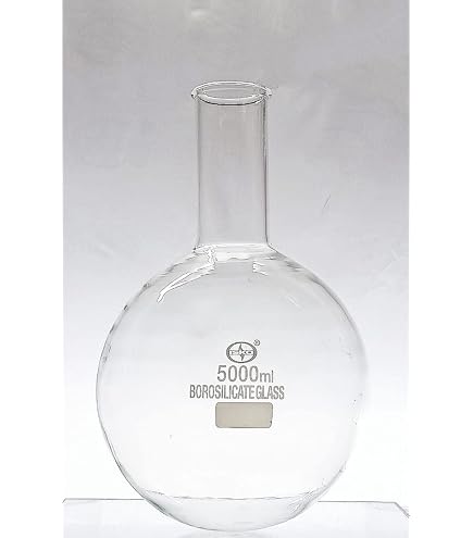 150mm Flange Glass Reactor Flask - 500ml Round Bottom Vessel, Borosilicate Glass 3.3 | Lab Spheroidal Reaction Kettle