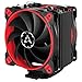 Produktbild ARCTIC Freezer 33 eSports Edition - Tower CPU-Kühler mit Push-Pull-Konfiguration I 120 mm PWM Prozessorlüfter für Intel und AMD | PWM-Sharing-Technologie (PST) 200 bis 1800 U/min (Rot)