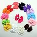 Oulii 15 Colors Hair Bows Baby Headbands Alligator Clip Grosgrain Ribbon Hair Clips