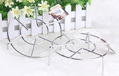 newshopping Dampf Rack Dämpfkorb Edelstahl Metall Multifunktions-Küche Gadget Style 2 - 6