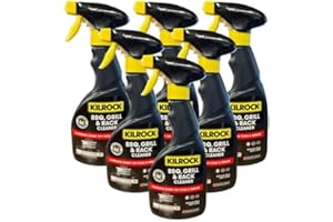HOMECARE ESSENTIALS Kilrock BBQ Grill and Barbecue Rack Cleaner Professional Powerful Degreaser Spray 500ml (6)