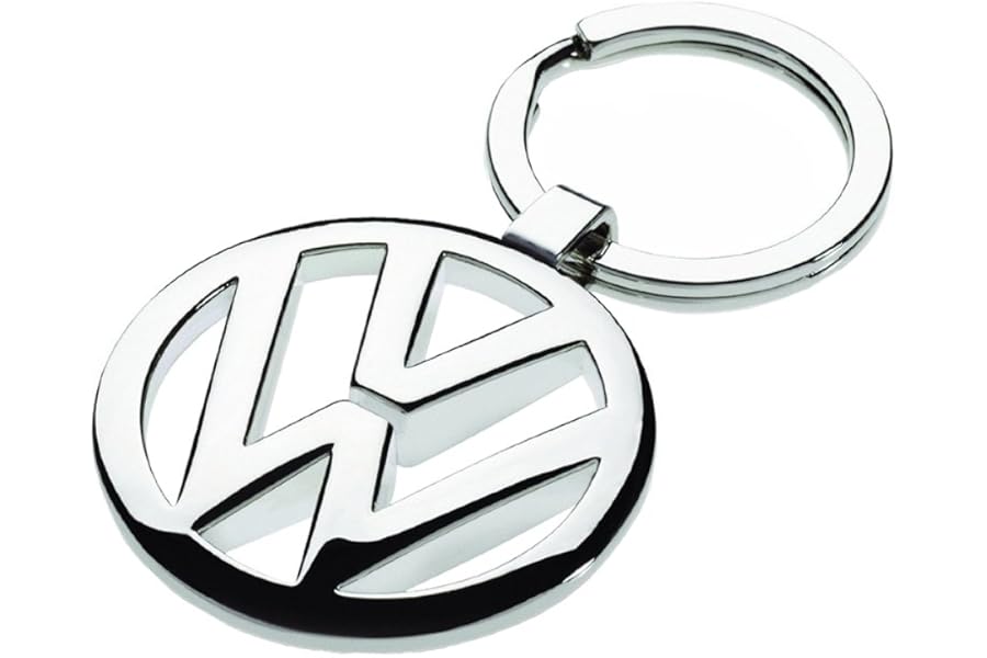 Volkswagen 000087908 Keyring Keychain, Silver