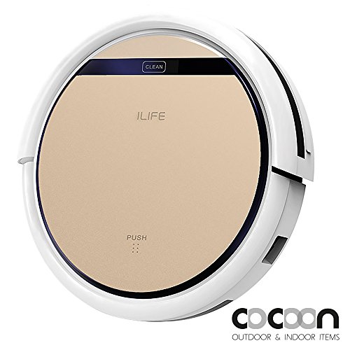 ILIFE Smart Wet Robot Vacuum Cleaner Wet and Dry Clean MOP Water Tank HEPA Filter,Ciff Sensor,Self Charge V5 PRO ROBOT...