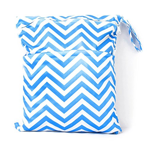 Foxnovo Waterproof Baby Cloth Diaper Nappy Bag (Blue)
