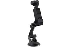 Xingsiyue Parabrezza Telecamera Staffa a Ventosa Regolabile Sucker Stand con Accessori di Espansione per DJI Osmo Pocket 2