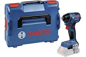 Bosch Professional 18V System Akku Drehschlagschrauber GDR 18V-220 C (bis zu 3.400 min⁻¹, Durchzugskraft von 220 Nm, bürstenloser Motor, inkl. Connectivity-Modul, L-BOXX, ohne Akku/ Ladegerät)