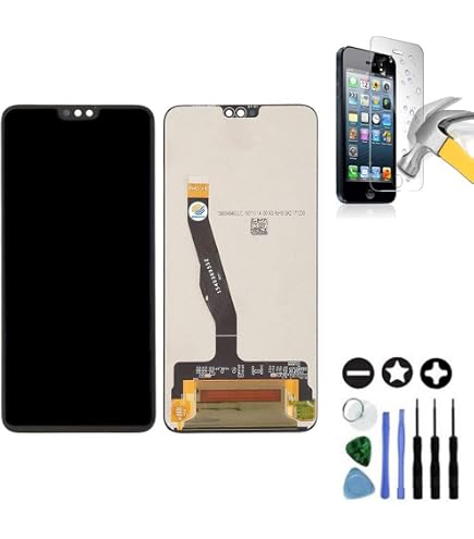 Écran Complet LCD + Vitre Tactile Noire Sur Châssis Pour Honor 8X - Neuf, Réparation