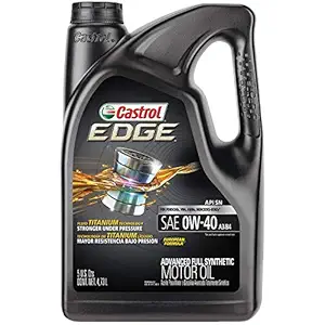 Castrol 03101 EDGE 0W-40 A3/B4 Advanced Full Synthetic Motor Oil