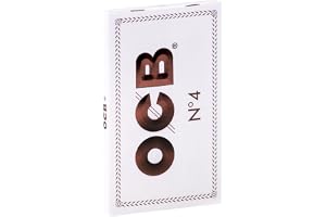 OCB 15432 kort N°4, 25 häftklamrar med 100 blad, vit (36 x 69 mm)