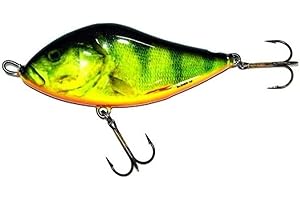 Salmo Slider Jerkbait hot perch RHP, sinking 7cm 21g