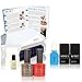 Produktbild nyk1 UV-Basics – Shellac Nagellack-Gel Starter Kit 2 x Farben Iced Cappuccino und Decadence 36 W UV-Lampe gratis Beauty Kit Tragetasche Plus Top & Base Coat, CND Solar Öl, 200 fusselfreie Tücher, Prep & Shine Kleberückstände Entferner Vollständige Anleitung Booklet. Alles, was Sie brauchen, um komplett Gorgeous glänzend Langlebig Maniküre & Pediküre