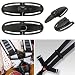 AUDEW 2 x Car Safety Seat Strap Belt Lock Buckle Latch Clip Harness Baby Kid Child Chest