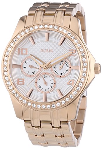 Guess Damen-Armbanduhr Analog Quarz Edelstahl W0147L3 Guess Damen-Armbanduhr Analog Quarz Edelstahl W0147L3