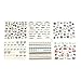 RUIMIO Nail Stickers Decals 3D Nail Art Designs 30 Sheet