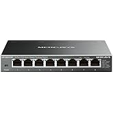 Mercusys MS108GS-M2 Switch 2.5 Gigabit 8 Ports 2.5 Gbps, Ethernet, RJ45, Metal Box, Plug and Play, 2.5G NAS, 2.5G Server, Gam