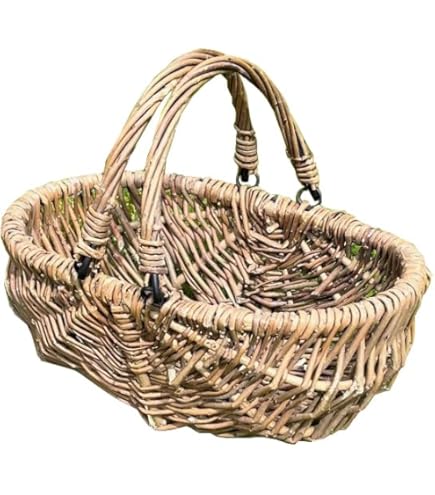 Black 53cm Plastic Garden Trug For Transporting Gardening Tools & Planting | UK