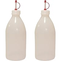 Mikken 2 x Medizinflasche 500 ml Spritzflasche Tropfflasche BPA-frei made in Germany, inkl Einfülltrichter