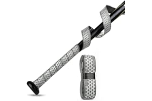 DHLIIQQ Bande antidérapante de baseball en cuir PU respirant pour surgrips de tennis, bandes de sports de plein air, bande de baseball, bande de préhension, bande de softball, bande de baseball, grip pour la