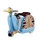 Di Grazia Kids Ride on Seat Skootcase Trolley with 2 wheel (Blue, Blue-Kids-Skootcase-Trolley) RS.3299.00