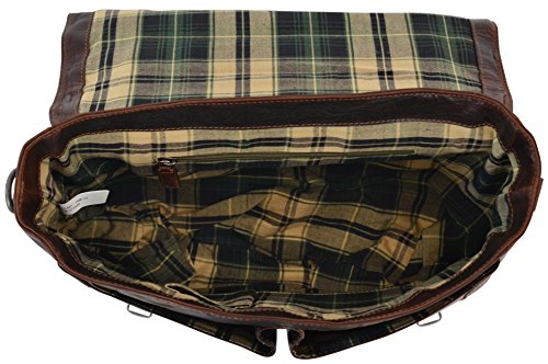 Gusti Leder studio „Geoffrey“ Laptoptasche 15,4 “ Collegetasche Unitasche Businesstasche Dokumententasche Aktentasche Dametasche Herrentasche Dunkelbraun 2B24-20-2 - 4