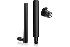 GREATZER Antenne 5G LTE 12DBI Intérieur SMA Mâle Mimo Omnidirectionnelle Signal WiFi Antenne Amplificateur,3G/4G/5G/GSM/GPRS,pour Routeur Réseau sans Fil,PCI,Caméra IP,Booster WiFi,Caméra Sécurité WiFi-2PCS