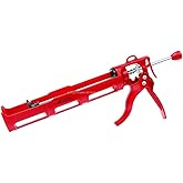 Eltos Rotary Silicone Gun, Metal, Back Shaft Casting, Sealant Crimping Gun, Durable, Suitable for Building Materials, Ergone