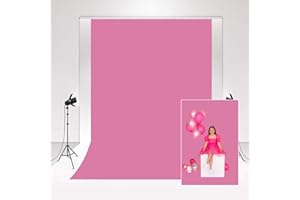 Kate Rosa Fotografie Hintergrund 1.5x2.2m/5x7ft Pink Studio für Hochzeits Baby Schießen Foto Leinwand Chroma-Schlüssel Fotowand