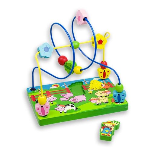 Andreu Toys  21.6 x 14.6 x 22.5 cm Farmer Wire Labyrinth (Medium, Multi-Colour)