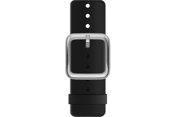 WITHINGS - Bracelet Premium en fluoroélastomère spécial Sport pour ScanWatch, Steel HR, Steel HR Sport, Move ECG, Move et Steel