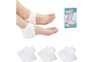 PNRSKTER Talloniera in Silicone, 6PCS Proteggi Tallone, per Tallonite, Protezione Copri, Salva Tallone Per Fascite Plantare, Sollievo Dolore, Donna e Uomo