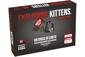 Asmodee - Exploding Kittens VM18 - Gioco Di Carte, Party Game, Vietato Ai Minori Di Anni 18, 2-5 Giocatori, Edizione In Italiano - Esclusiva Amazon