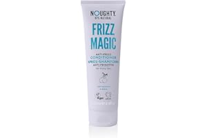Noughty 97% Natural Frizz Magic Conditioner, Anti Frizz Cleanser for Frizzy and Curly Hair to Smooth and Shine with Marula Oil and Daikon, Sulphate Free Vegan Haircare 250ml