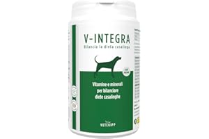 V-INTEGRA V INTEGRA Perro Anciano 200g, Suplemento Completo Rico en Vitaminas y Minerales para Equilibrar Dieta Casera y Barf, V Integra Vitaminas para Perros, Suplementos para Perros Made in Italy