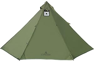 LONGEEK 2 Person Camping Tent 4 Seasons Ultralight Easy up Hot Tipi