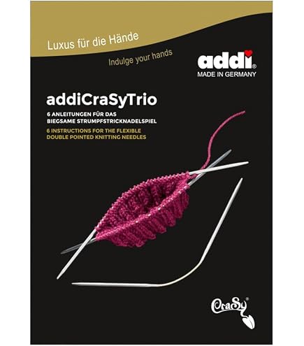 Addi CraSyTrio Aiguilles circulaires en bambou 24 cm 4,5 mm - 1 pièce