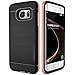 Price comparison product image Galaxy S7 Edge Case, VRS Design® [Rose Gold] Slim Fit Shockproof Dual Protective Cover [High Pro Shield] Premium TPU PC Bumper Heavy Duty Protection Hybrid Phone Case for Samsung Galaxy S7 Edge (2016)