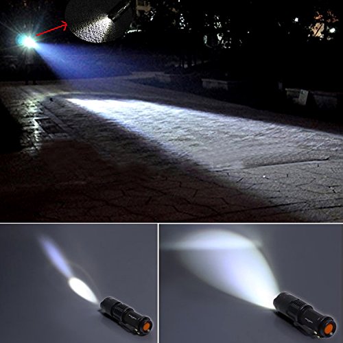 Sidiou Group Super Bright 3800Lm 3 X CREE XM-L T6 LED 5 Mode schwarze Erweiterte Flashlight Handlampe Beleuchtung Lampe Lampe Taschenlampe - 8