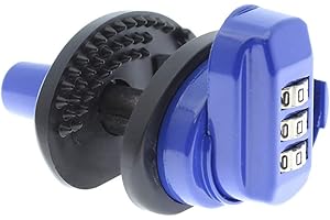 YATEK Serratura Armi con Combinazione a 3-cifre, Fatto d'Acciaio con Impugnatura di Gomma Resistente per Evitare Che Il grilletto della Vostra Arma Venga danneggiato.