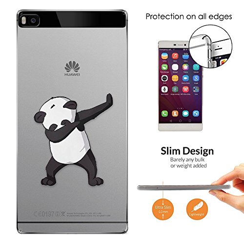 Qissy Carcasa Funda para Huawei P8 Lite Gel TPU Silicona Flexible Transparente Ultra Slim Protective Case Cover Skin para Huawei P8 Lite I Qissy Carcasa Funda para Huawei P8 Lite Gel TPU Silicona Flexible Transparente Ultra Slim Protective Case Cover Skin para Huawei P8 Lite I